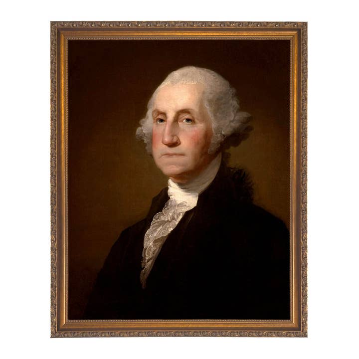 Madison Bay Co. - Historical Home Decor Reproductions – wholesale Konsttryck – George Washington av Gilbert Stuart Vintage Målning Tryck15