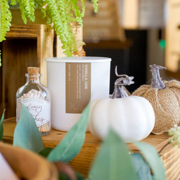 Mad Sass Soap Co - Wholesale Jar/Filled Candle - Vanilla Oak - Candle
