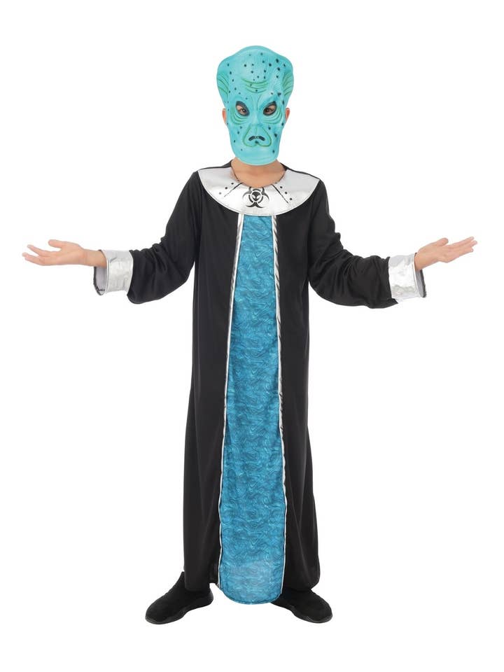 P'tit Clown - Wholesale Costume - Kids - Alien Commander Costume - Child - 10/12 Years