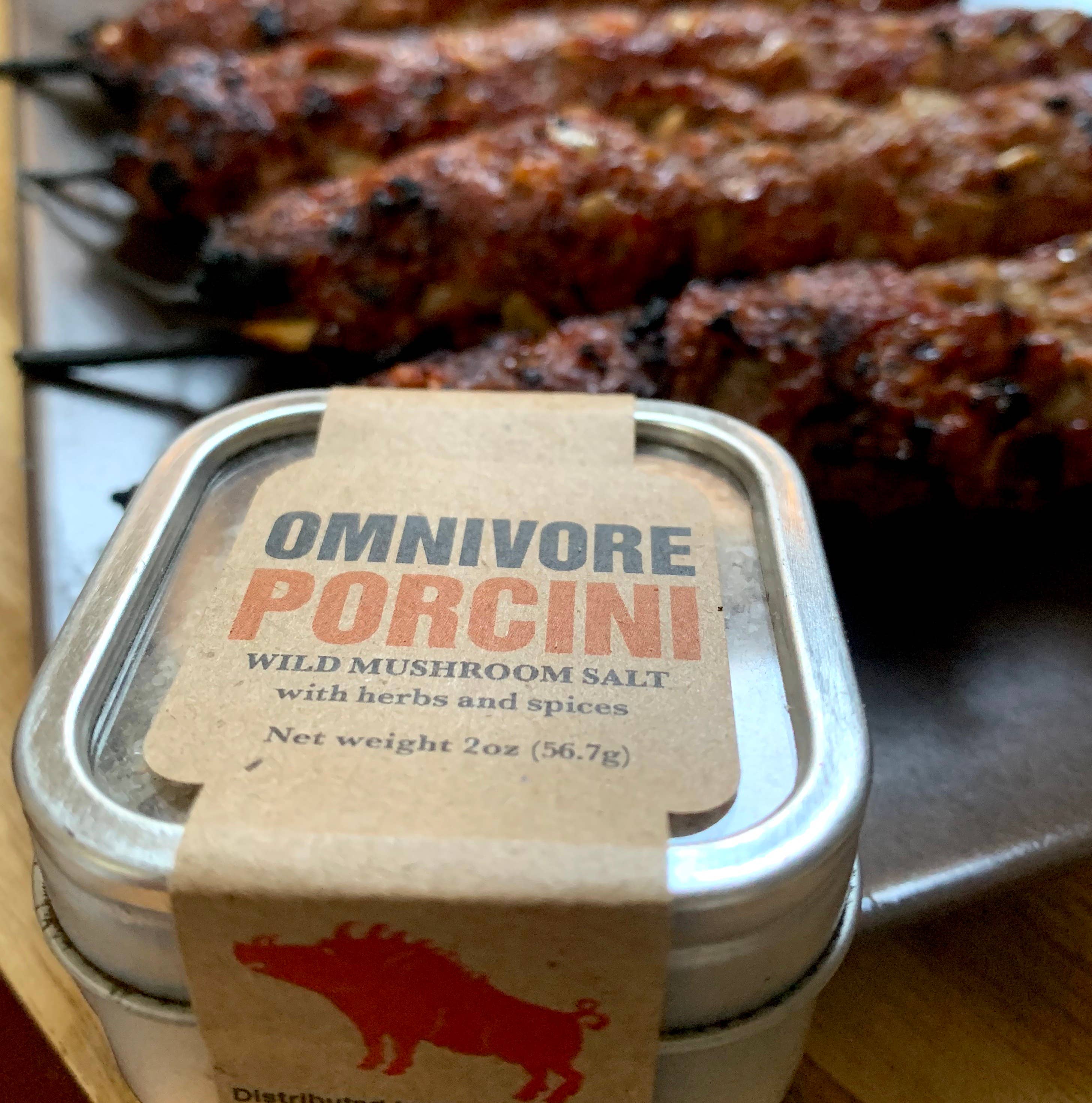 OMNIVORE LLC - Wholesale Salt - 2 oz Omnivore Wild Porcini Sea Salt blend -Tin2