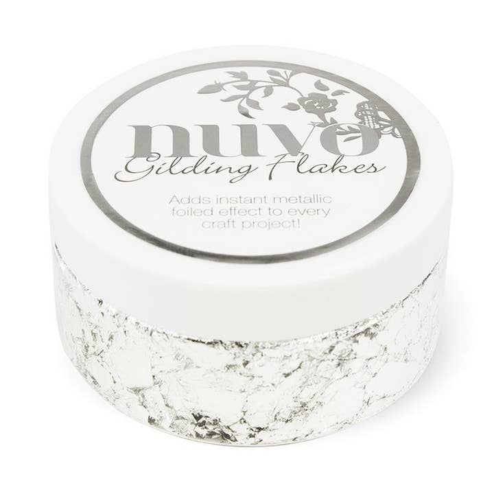 Nuvo - Flocos Dourados - Lingote de Prata (200ml) - 851n por atacado de Tonic Studios