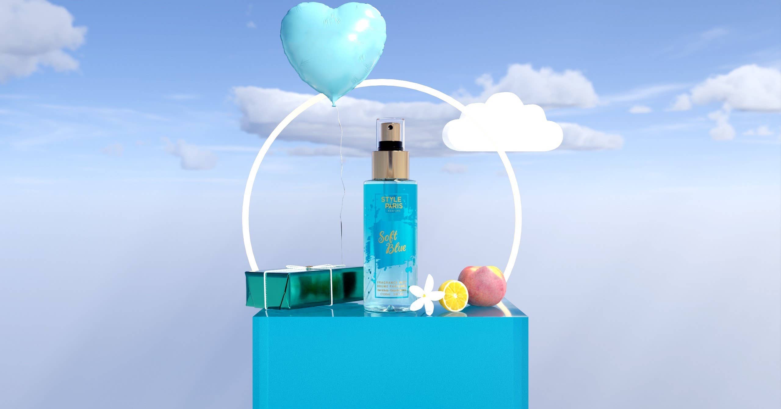 L'Office des Parfums - Wholesale Face & Body Mist/Water - BODY MIST SOFT BLUE 100ML