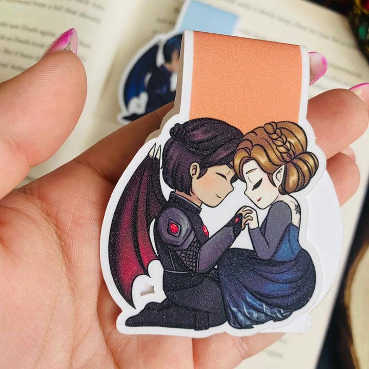 Alsace’s Art - Wholesale Bookmark - Custom Glitter Magnetic Bookmark.5