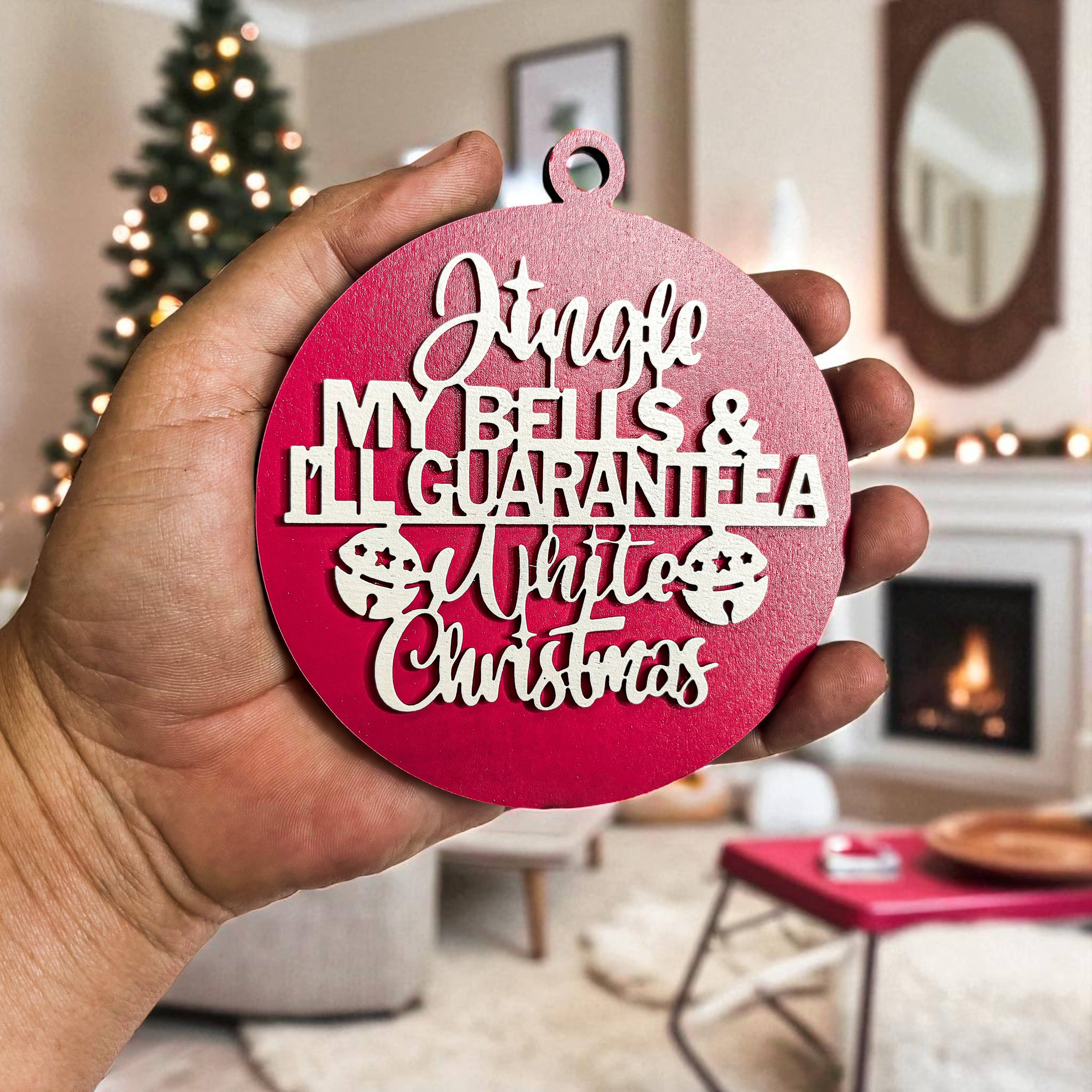 Gia Roma - Wholesale Ornament - Hanging Christmas Decor + Handmade Wooden Ornament Funny113