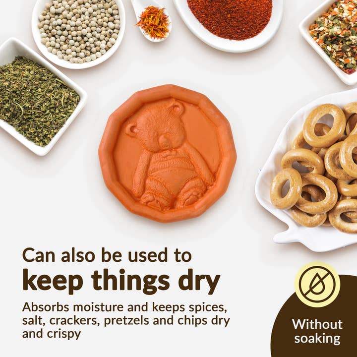 JBK Pottery - Wholesale Kitchen Tool/Gadget - Brown Sugar Saver - Bear Design13