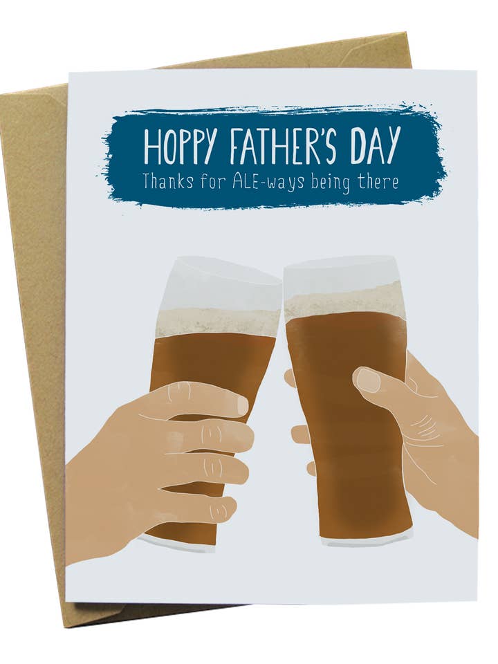 Cartão de felicitações do dia dos pais do papai por atacado de Paper Wolf Design