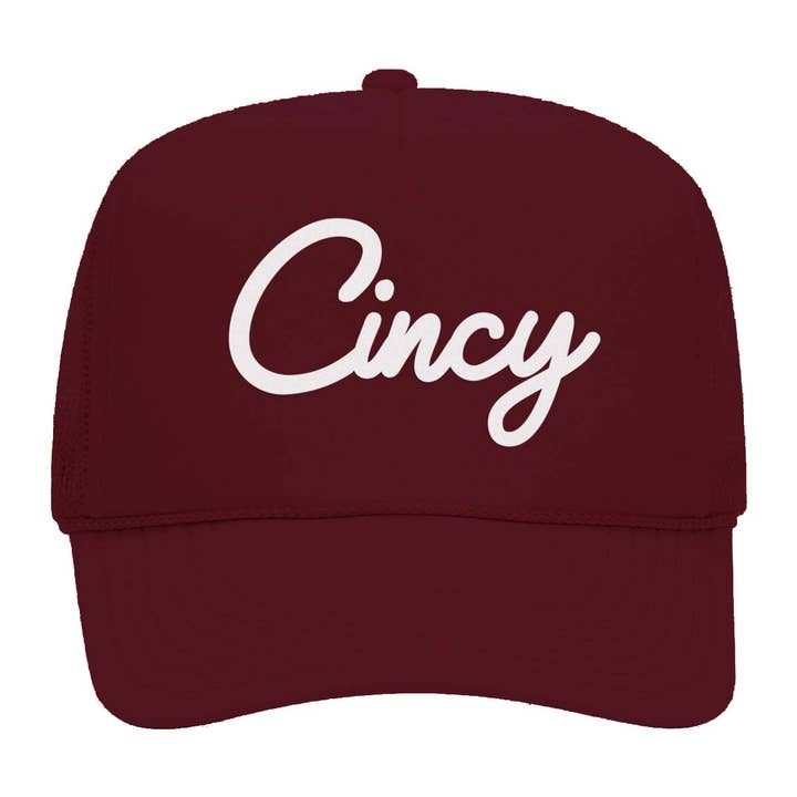 Cincy (Cincinnatti) Foam Snapback for wholesale by Frankie Jean