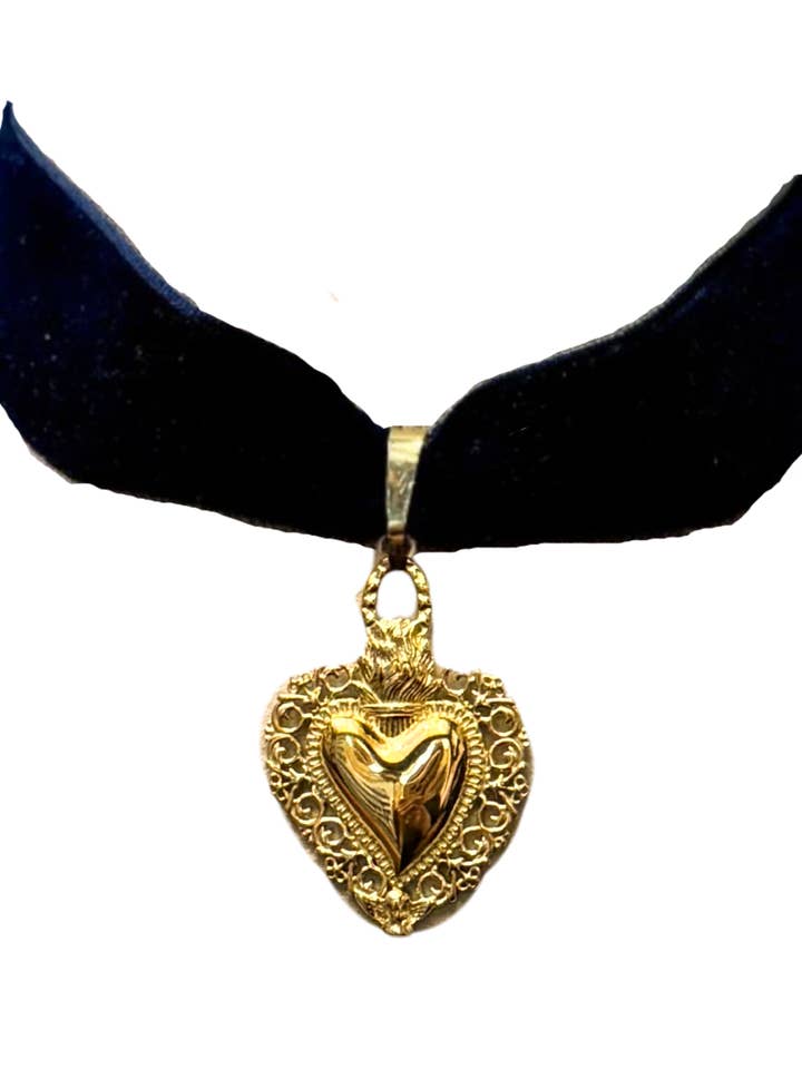 Collana Romeo - Girocollo in Velluto - 4 colori per la vendita all'ingrosso da parte di Fascinato