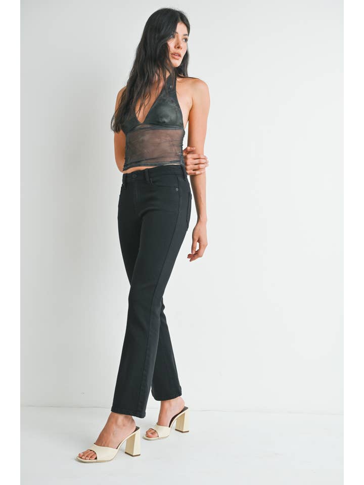Just USA Jeans - Wholesale Jeans - Women's - JP373 - BLK - Petite Bootcut