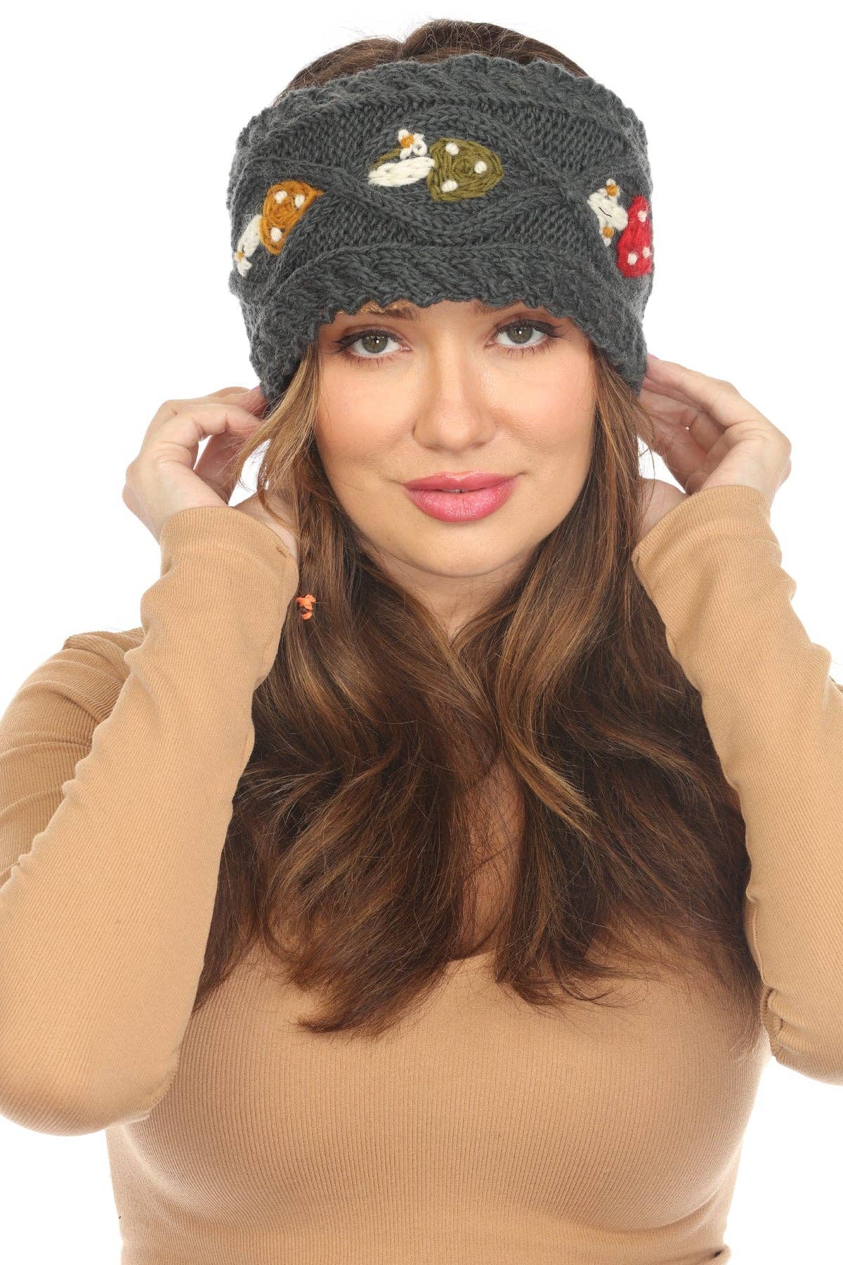 Lakhays Collection Inc. - Venta al por mayor Cinta para el pelo - Mujer - Diadema Mushroom Cable4