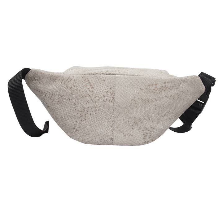 Assots London – wholesale Midjeväska - Dam – 'NOAH' naken Python orm läder Bum bälte väska5