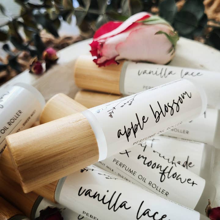 Camp Candles - Wholesale Roll-On Fragrance - Apple Blossom Perfume Roller4
