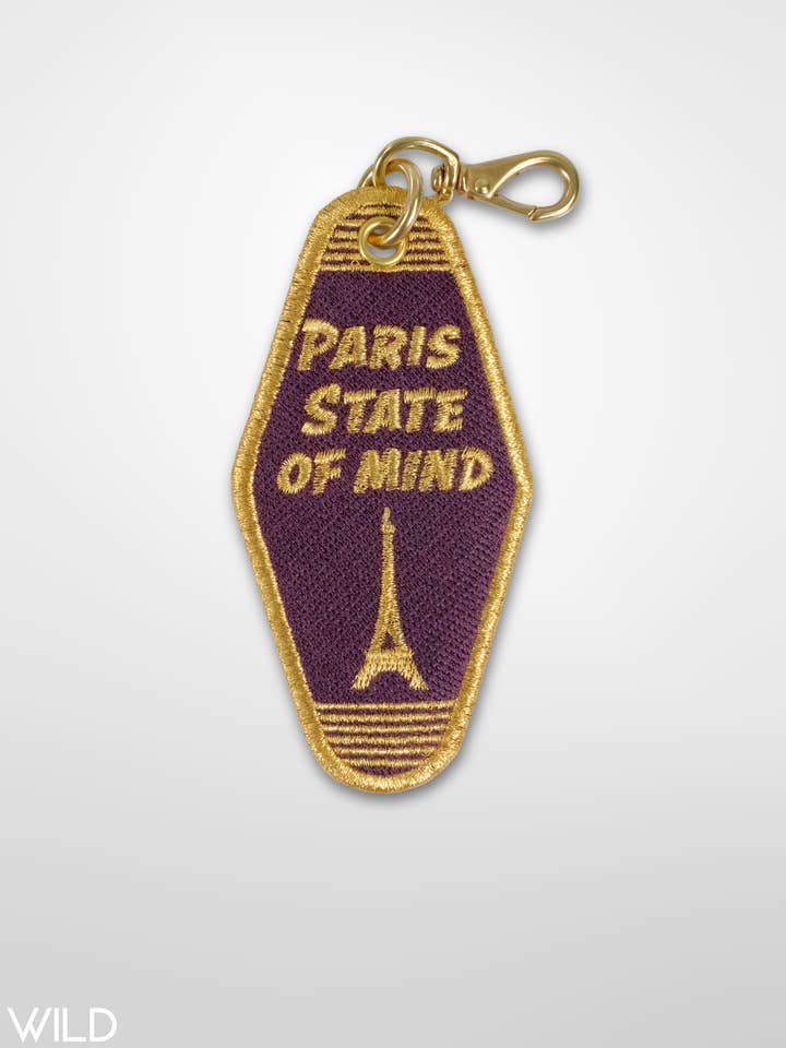Paris State Of Mind - Chave de Quarto Vintage por atacado de Wild Threads