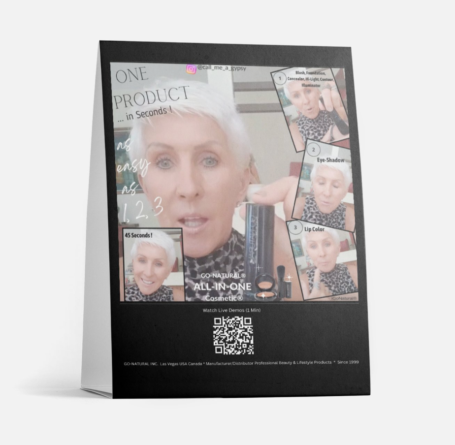 GO NATURAL® - Vente Palette de maquillage pour le teint - GO NATURAL® Les coffrets cadeaux cosmétiques TOUT-EN-UN® - Essai17