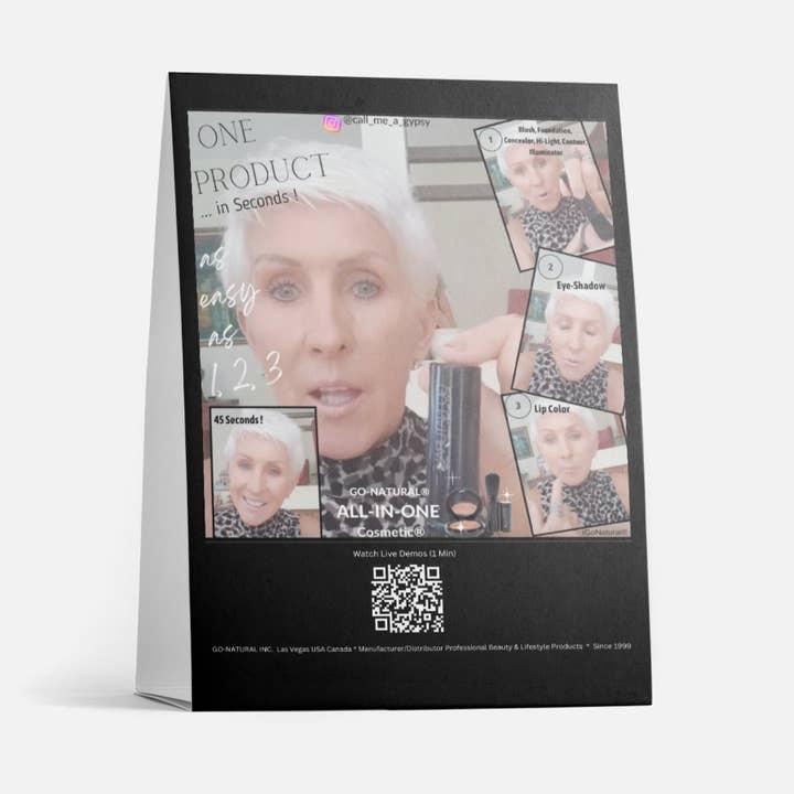 GO NATURAL® - Vente Palette de maquillage pour le teint - GO NATURAL® Les coffrets cadeaux cosmétiques TOUT-EN-UN® - Essai17