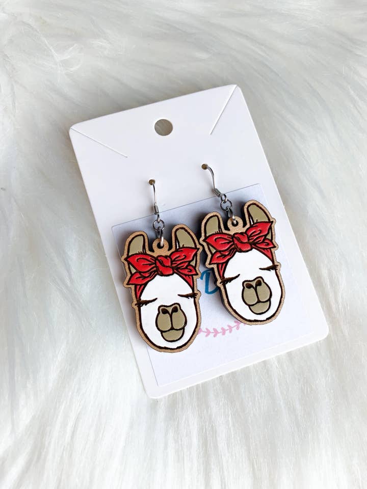 Colgantes tipo bandana con forma de llama para venta al por mayor de 269 Design