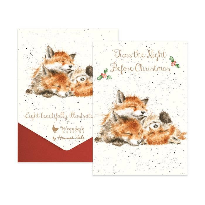The Night Before Christmas Notecard Pack for wholesale by Wrendale Designs