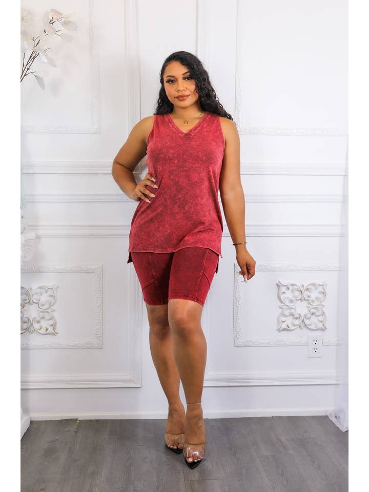 SurelyMine - Wholesale Lounge Set - Women's - Not Your Basic Biker Short Set9