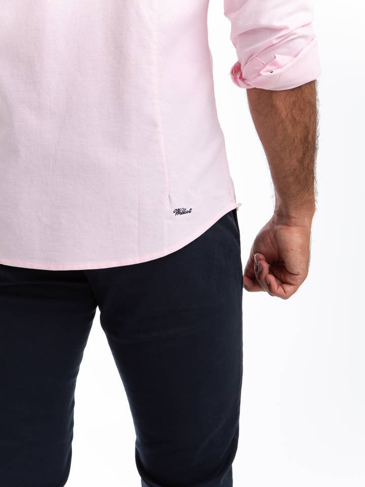 Slim Fit Pink Oxford Shirt for wholesale by williot