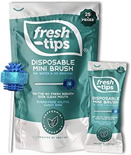 Fresh-Tips - Wholesale Toothbrush - Fresh-Tips bundle 300 count - Peppermint flavor with Xylitol0
