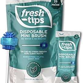 Fresh-Tips - Wholesale Toothbrush - Fresh-Tips bundle 300 count - Peppermint flavor with Xylitol