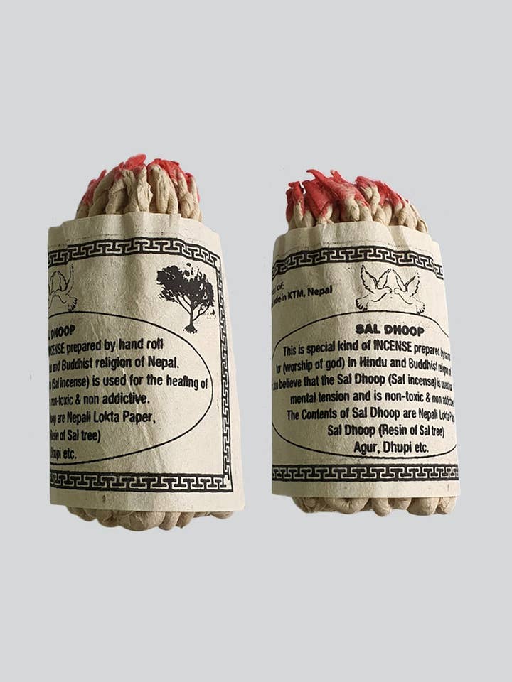 Encens Sal Dhoop Rope (IN-117) pour la vente par Kathmandu Imports