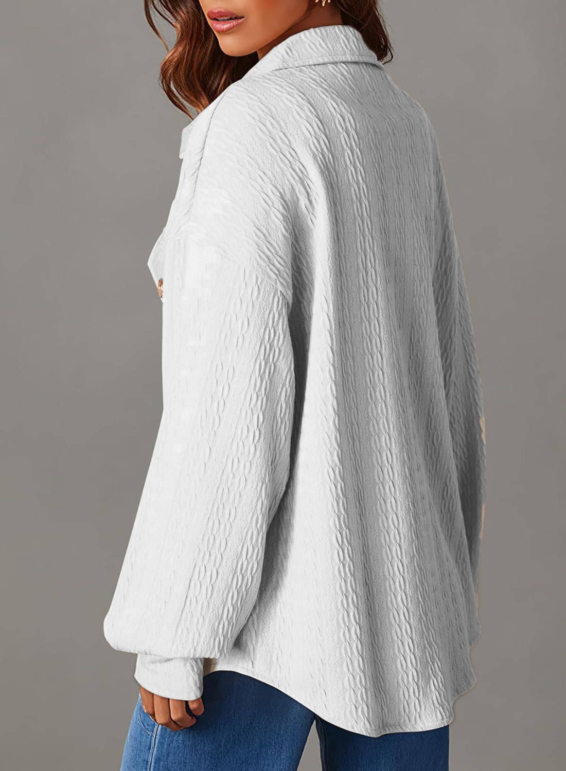 Lily Clothing - Wholesale Button Down Shirt - Women's - EVERYTHING GOES WITH A LAPEL SHIRT TOP5