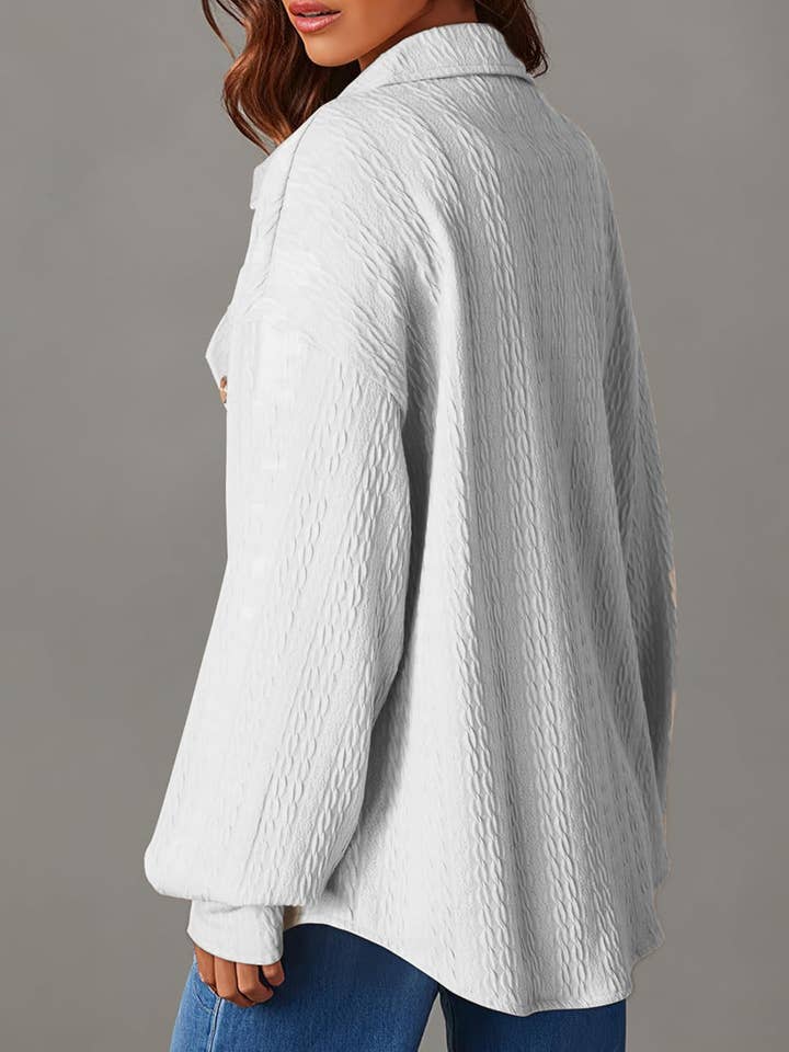 Lily Clothing - Wholesale Button Down Shirt - Women's - EVERYTHING GOES WITH A LAPEL SHIRT TOP5