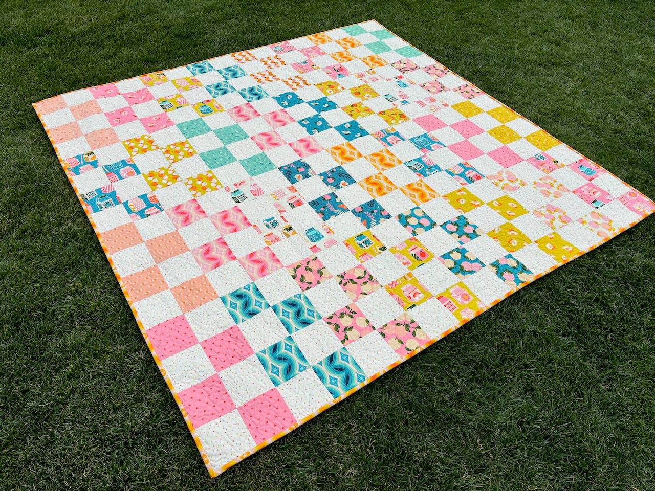 AllisonRamsing.com - Wholesale Craft Supplies - Layer Cake Squared Quilt Pattern - Printed2