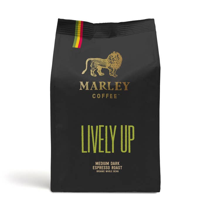 Lively Up Organic Espresso - Strong Dark Roast - Marley Coffee - Beans & Ground for wholesale by MCEU Limited