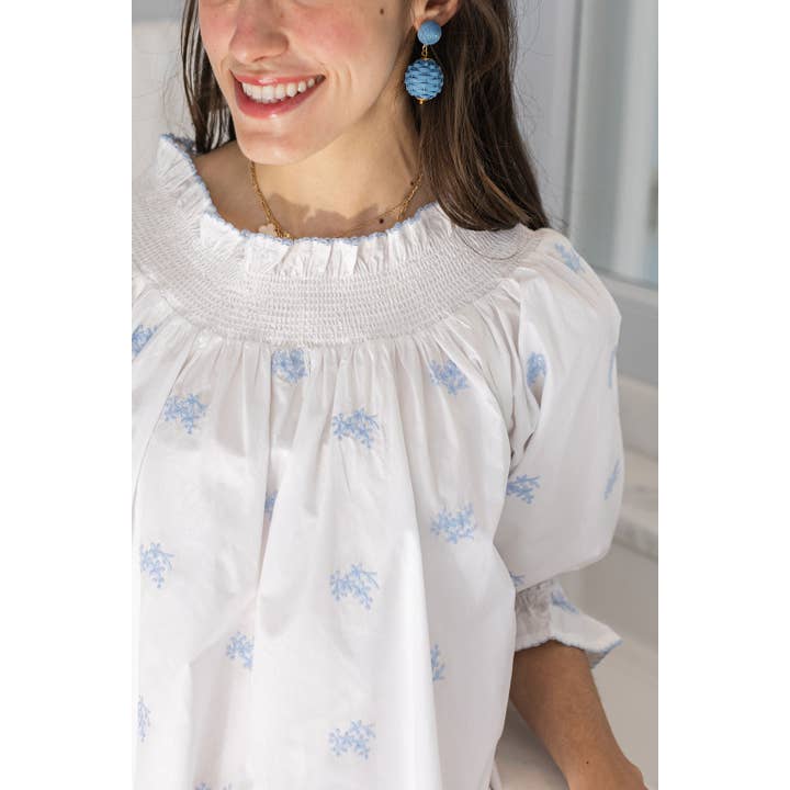 Lenora – Camisa de noite - Mulher por atacado – CAMISOLA DE NOITE DE MANGA COMPRIDA BORDADA EM ALGODÃO NANCY12