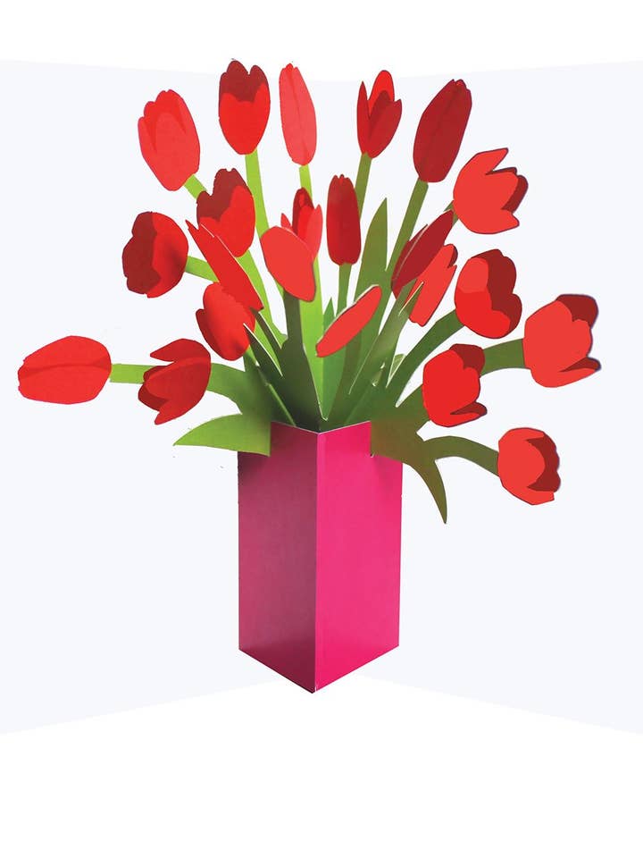 Blumenvase: Tulpen - 2toTango - Zweite Natur für den Großhandel von Second Nature Ltd