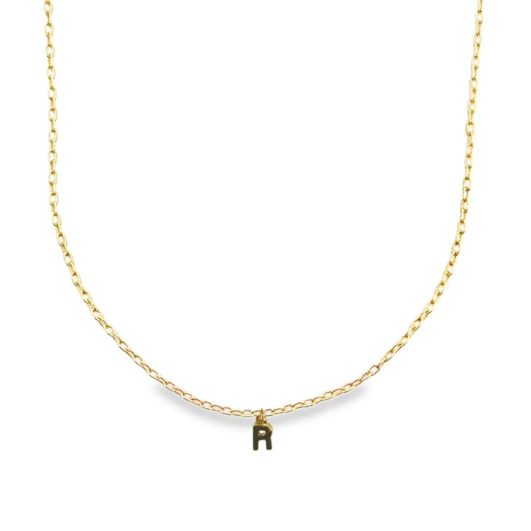 Camilla Limón - Wholesale Pendant/Charm Necklace - Tiny Initial Charm Personalized Gold-Filled Necklace16