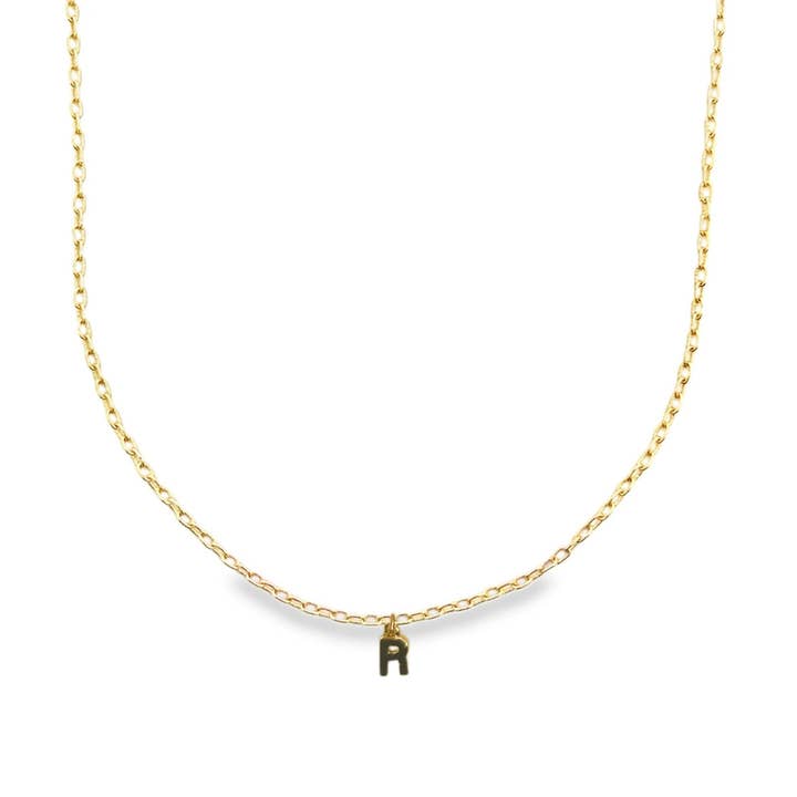Camilla Limón - Wholesale Pendant/Charm Necklace - Tiny Initial Charm Personalized Gold-Filled Necklace16