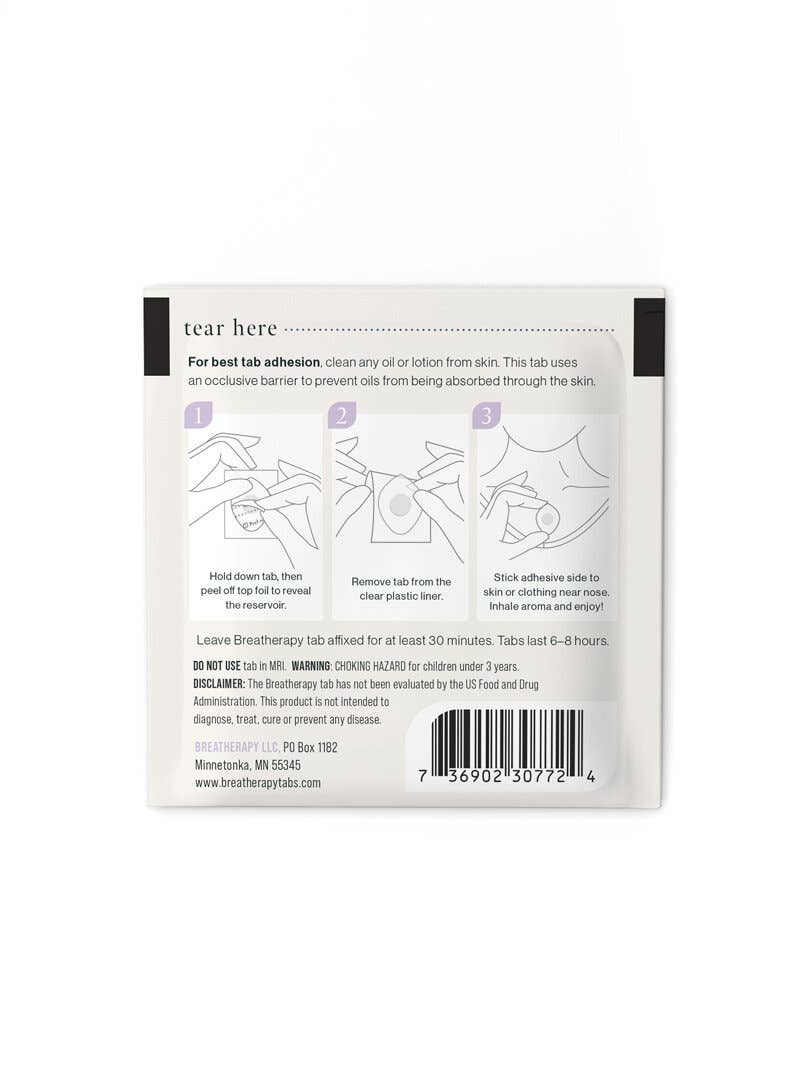Breatherapy - Wholesale Aromatherapy Inhaler - BREATHE Aroma Patches: Congestion Respiratory Relief (8-ct.)4