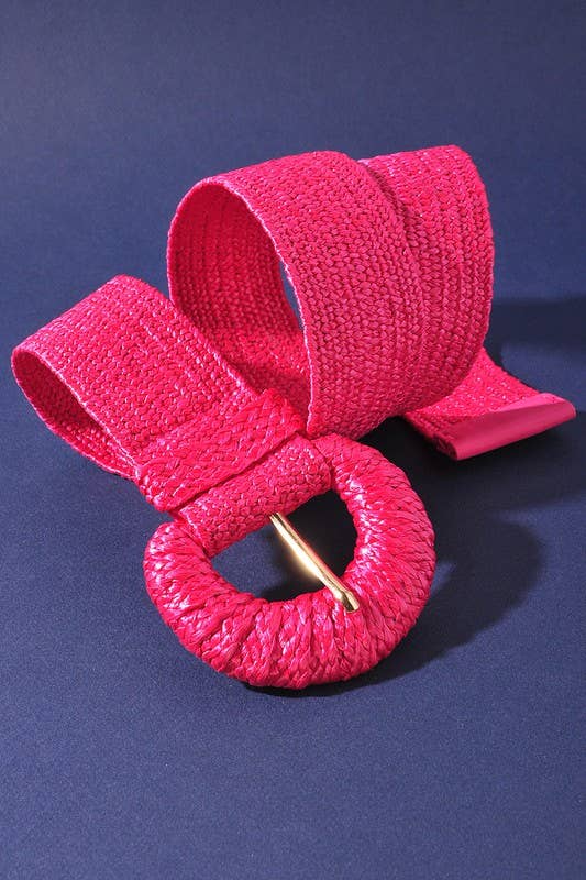 anbfashion - Venta al por mayor Cinturón - Mujer - CINTURÓN DE PAJA ELÁSTICA DE MEDIA LUNA ENVUELTO NEW-J1BIW50015 10