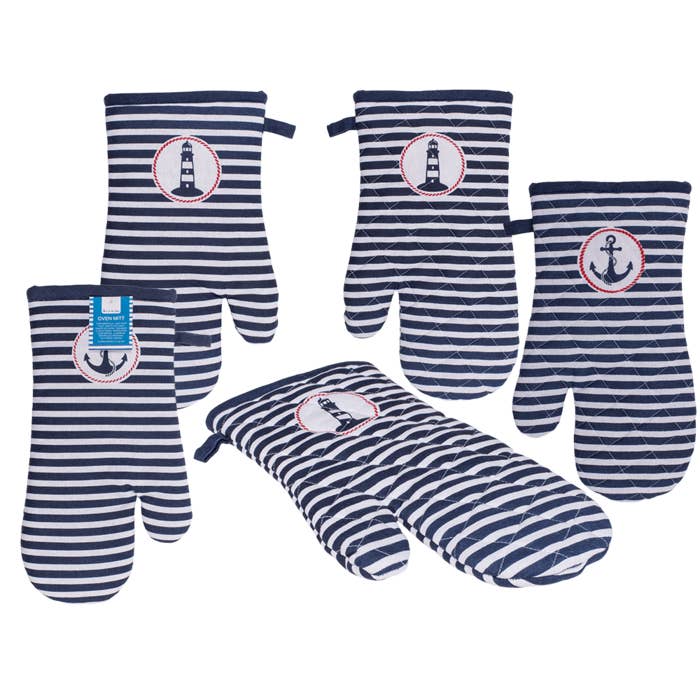 Out of the blue KG - Wholesale Oven Mitt/Pot Holder - Oven mit, Traditional Maritime,