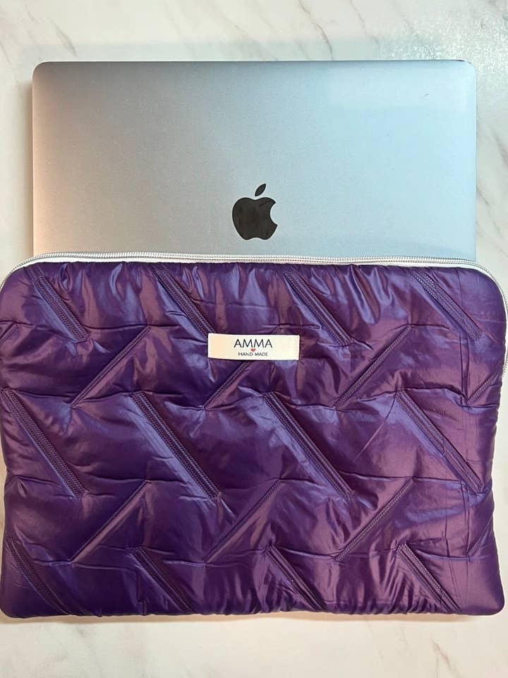 Custodia per computer Purple Down Jacket per la vendita all'ingrosso da parte di AMMA