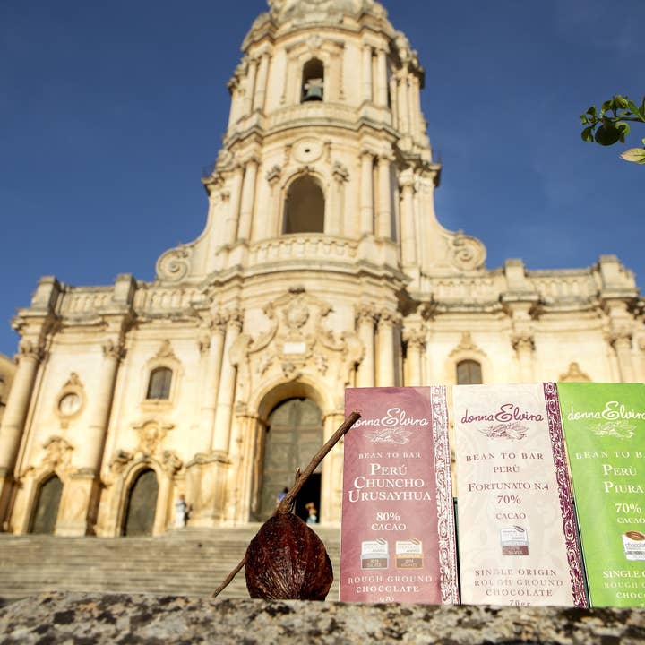 DONNA ELVIRA dolceria di Roccasalva Elvira - Vente Barre chocolatée - Chocolat d'origine unique Pérou Piura
