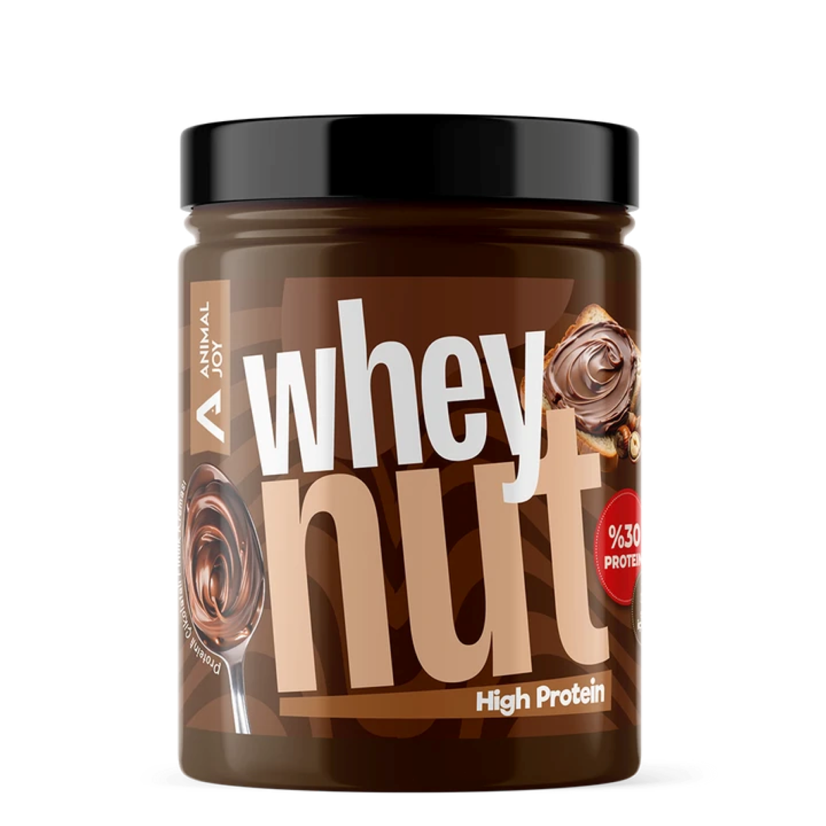 Multicolore Animal Joy Whey Nut Crema Spalmabile al Cioccolato e Nocciole 330 g in vendita all'ingrosso su Faire0