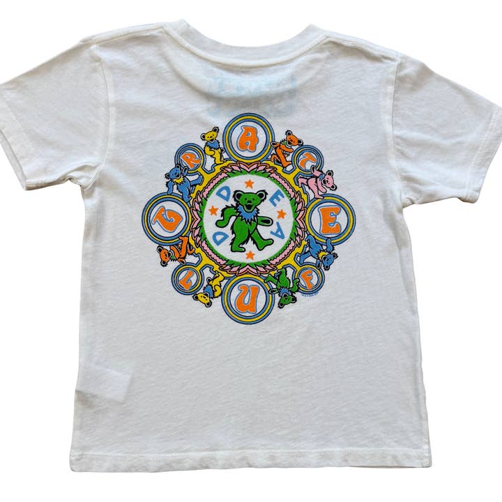 T-shirt Ours Kaléidoscope Grateful Dead - Blanc pour la vente par Rowdy Sprout