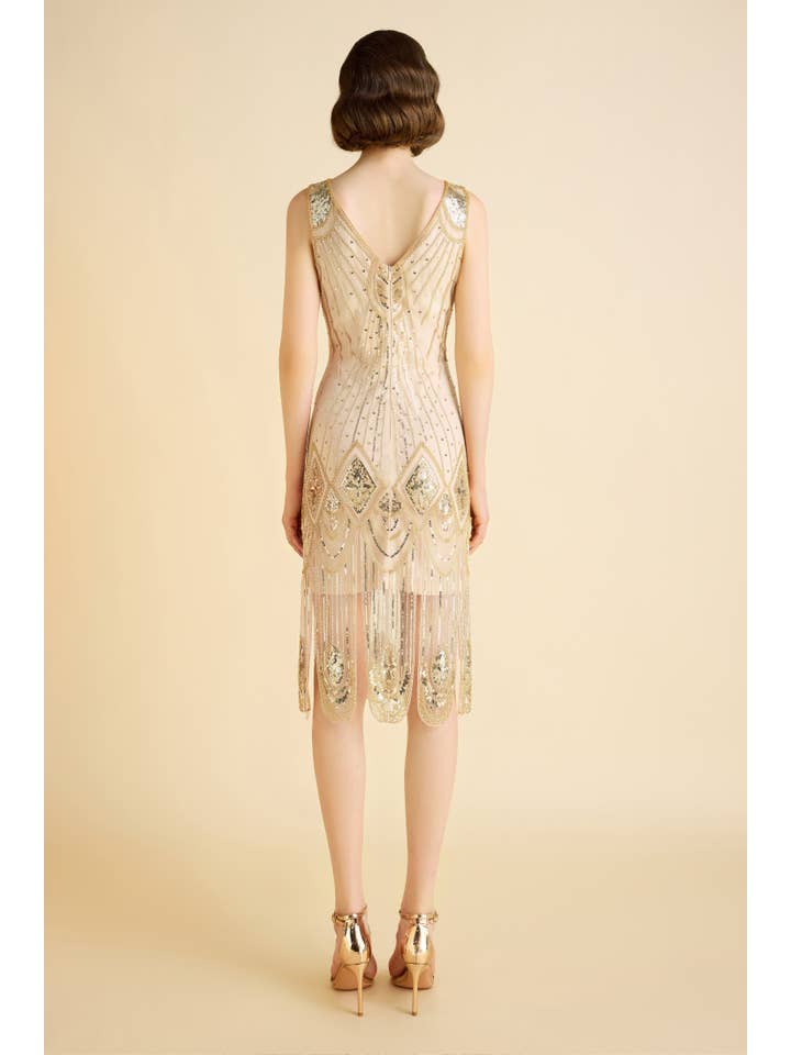 BABEYOND - Wholesale Dress - Women's - Zouzou Art Deco Flapper Dress1