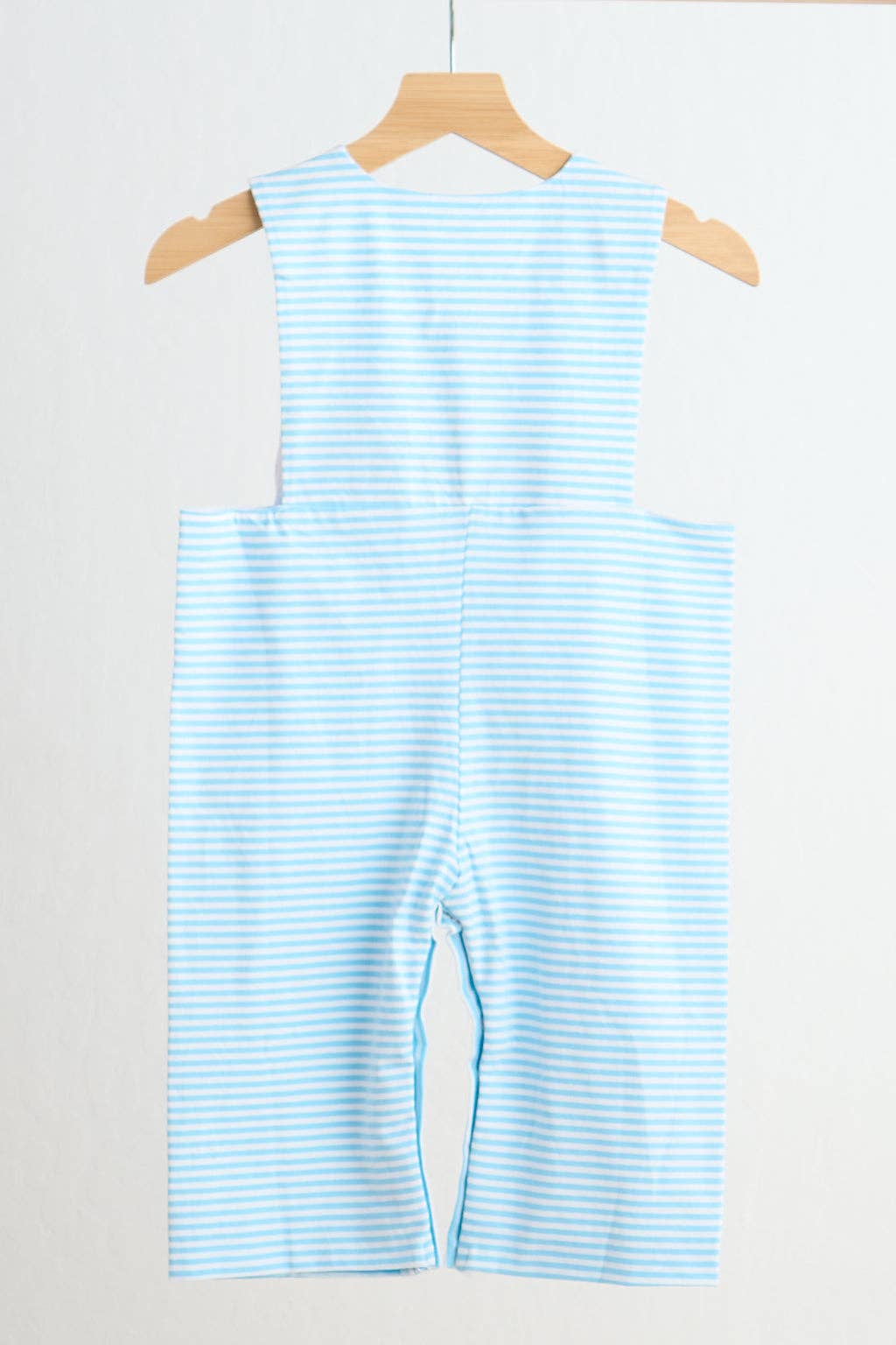 Aspen Rain Boutique - Wholesale Jumpsuit - Baby - Blue puppy hand smocked boy stripe jonjon2
