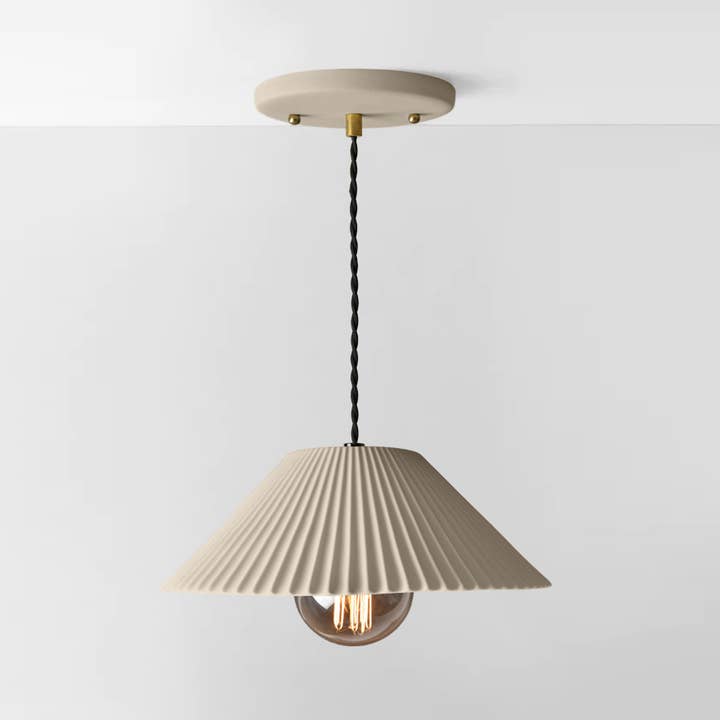 Suspension en céramique Montebello | Grande suspension minimaliste pour la vente par LYSlightlab