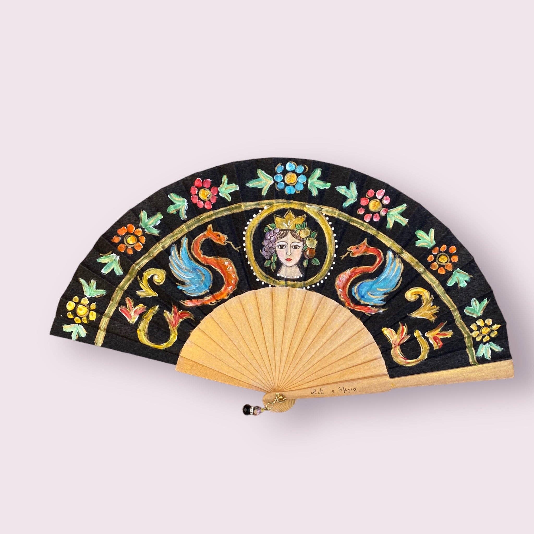 Arte e sfizio - Wholesale Handheld Folding Fan - Sicilian fans12