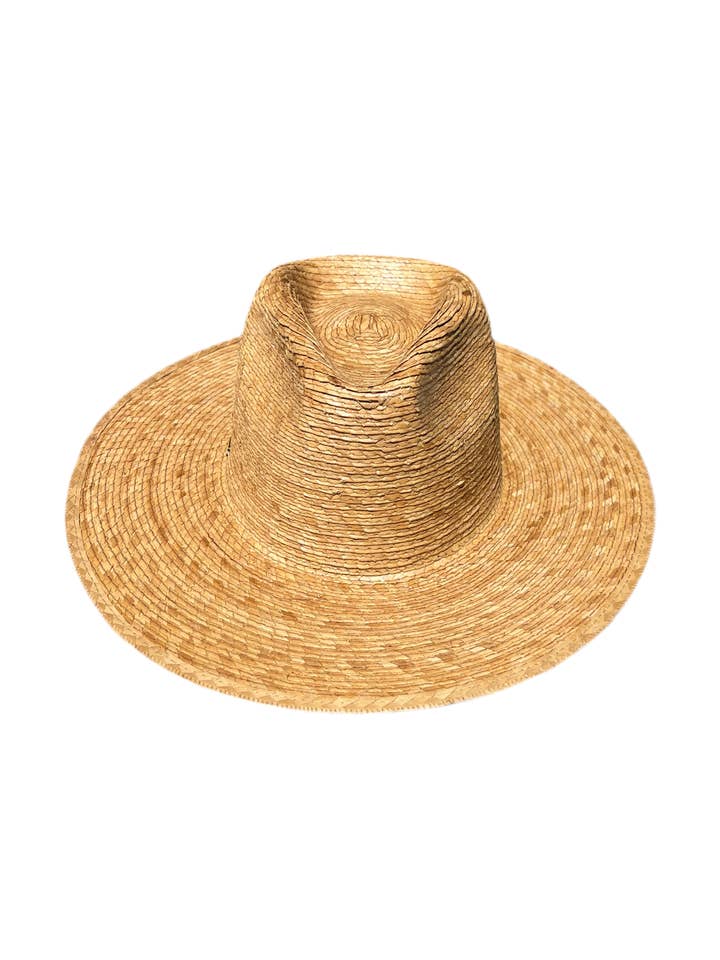 The Parker - Palm Straw Hat - Smoky for wholesale by Chloe Alexis