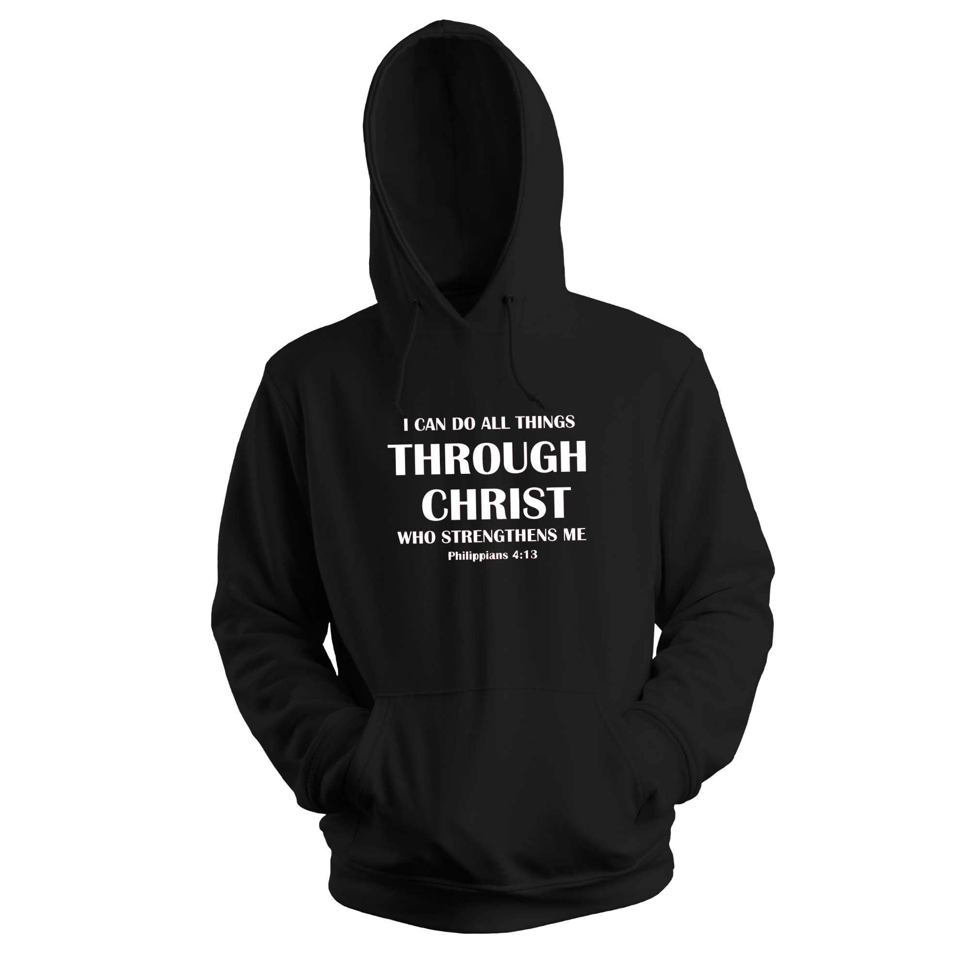 Love Ann Joy Apparel, LLC - Wholesale Hoodie - Women's - I Can Do All Things Bible Verse Hooded Christian Sweatshirt0