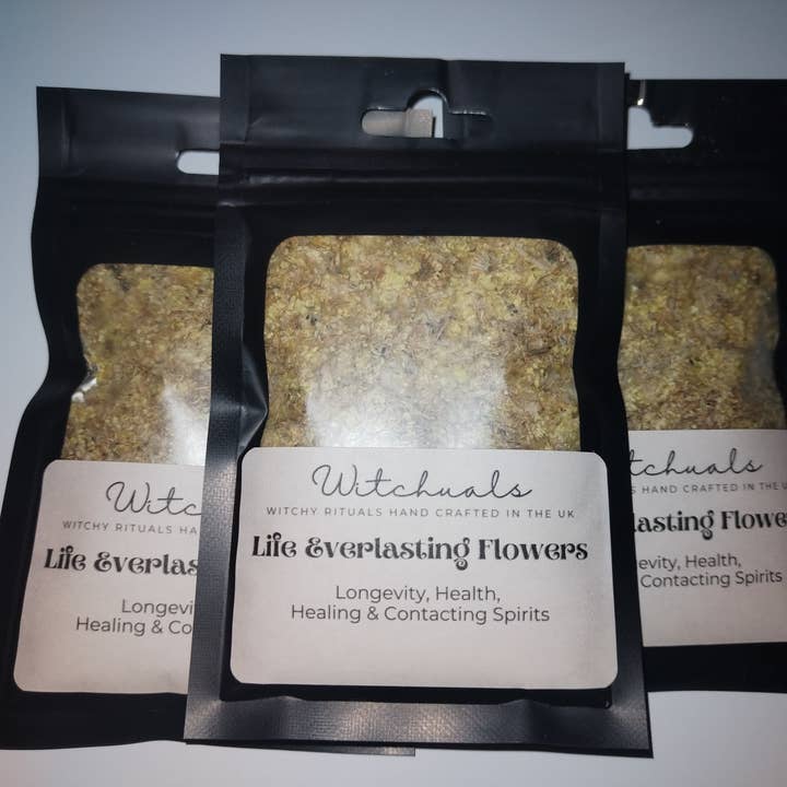 Witchuals - Rituals & Spellwork Apothecary - Wholesale Meditation Supplies - Life Everlasting Flowers