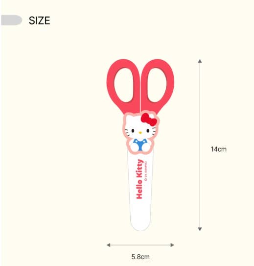 K-Wonderland - Wholesale Scissors - Hello Kitty Safety Scissors – With Protective Cap7