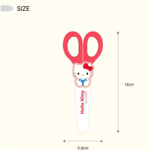 K-Wonderland - Wholesale Scissors - Hello Kitty Safety Scissors – With Protective Cap7